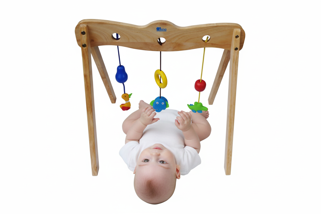 Montessori Baby Activity Gym — Sensory Play From Day One