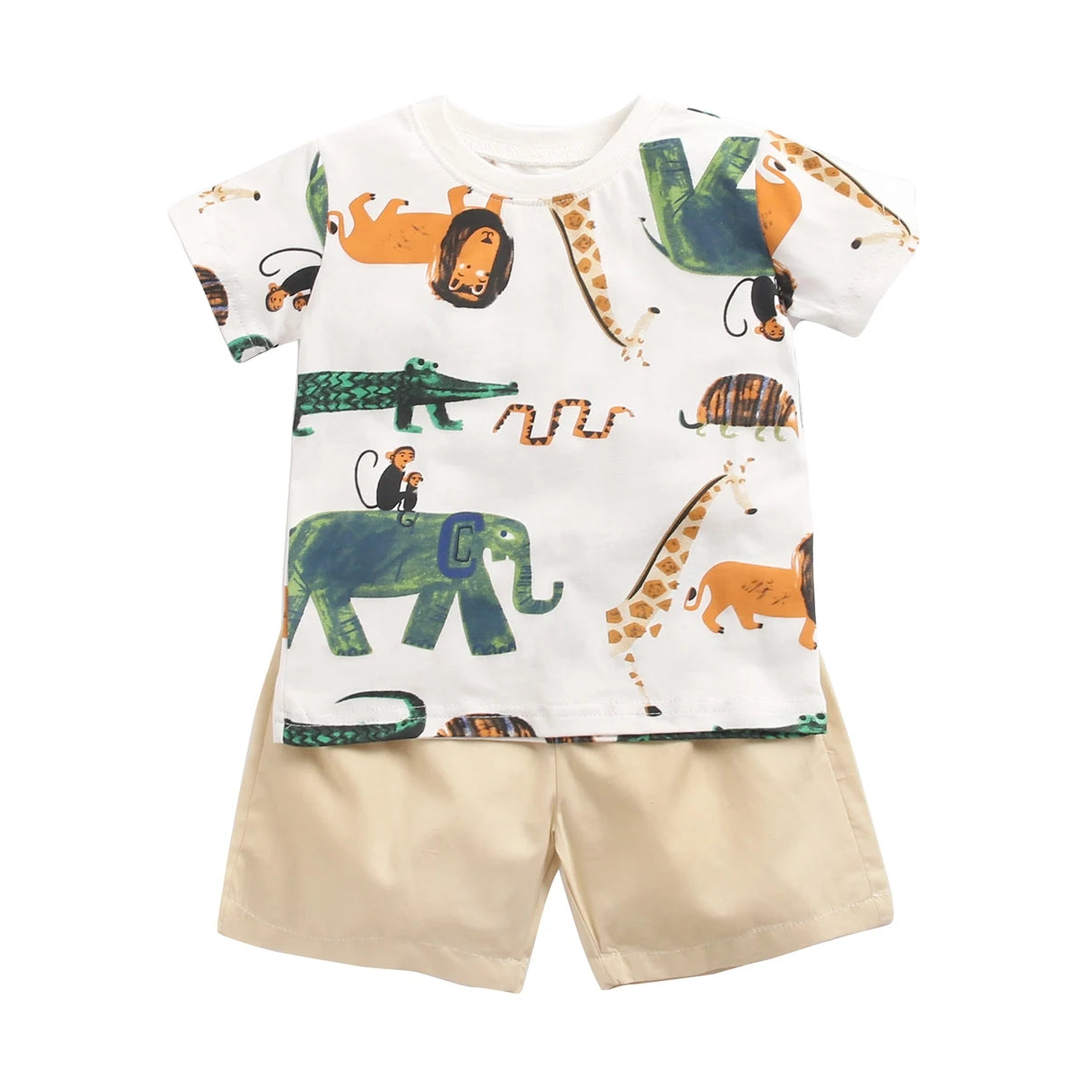 2 Piece Cartoon Boys Clothing Set