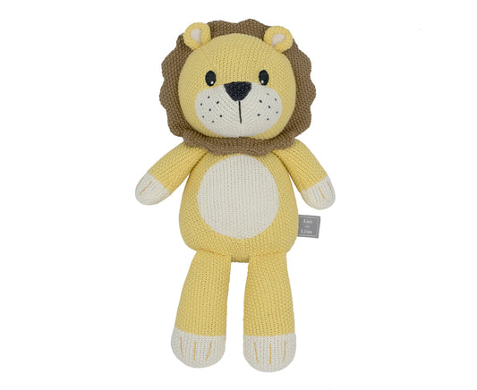 Baby/Newborn/Infant Cotton Knitted Character Toy Leo the Lion