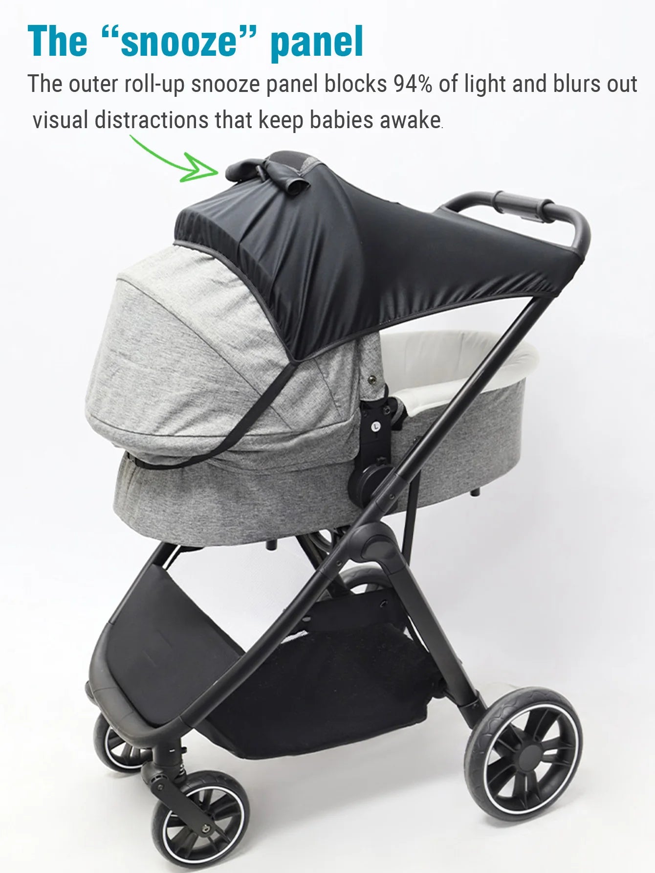 UV-Protection Waterproof Sunshade for Baby Stroller