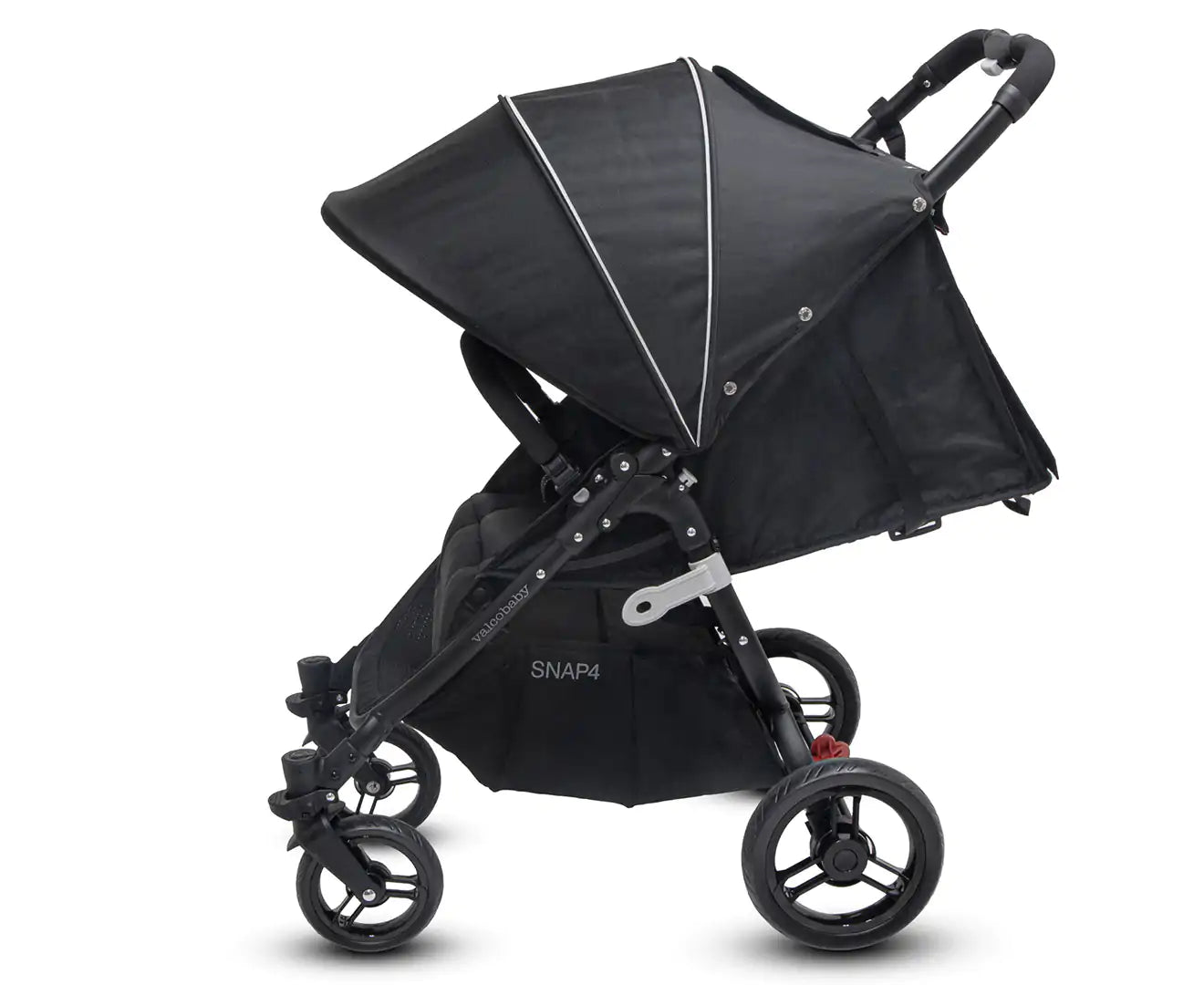 Snap 4 Black Pram/Stroller Foldable/Recline for Baby/Infant/Toddler