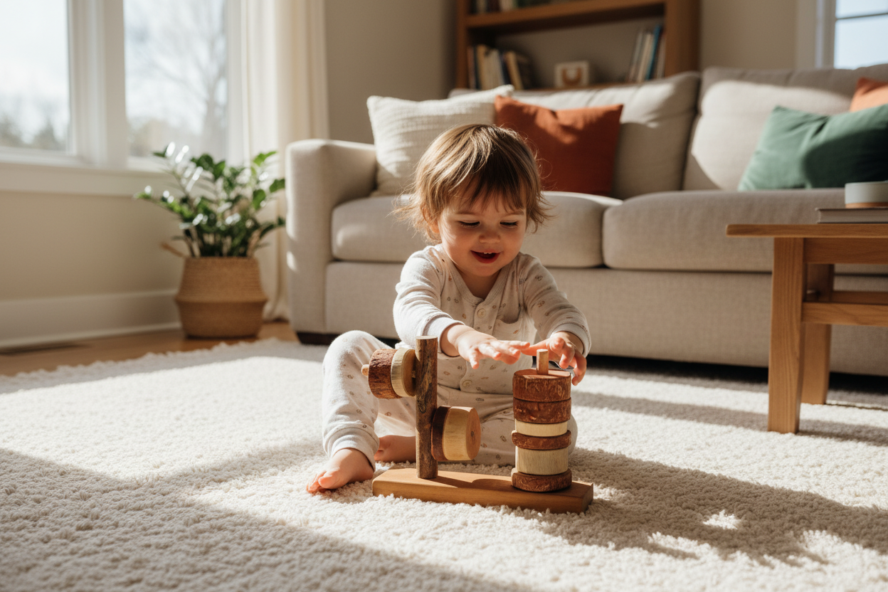 Montessori Horizontal & Vertical Stacker — Dual Challenge