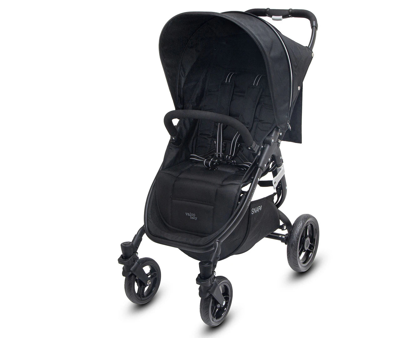 Snap 4 Black Pram/Stroller Foldable/Recline for Baby/Infant/Toddler