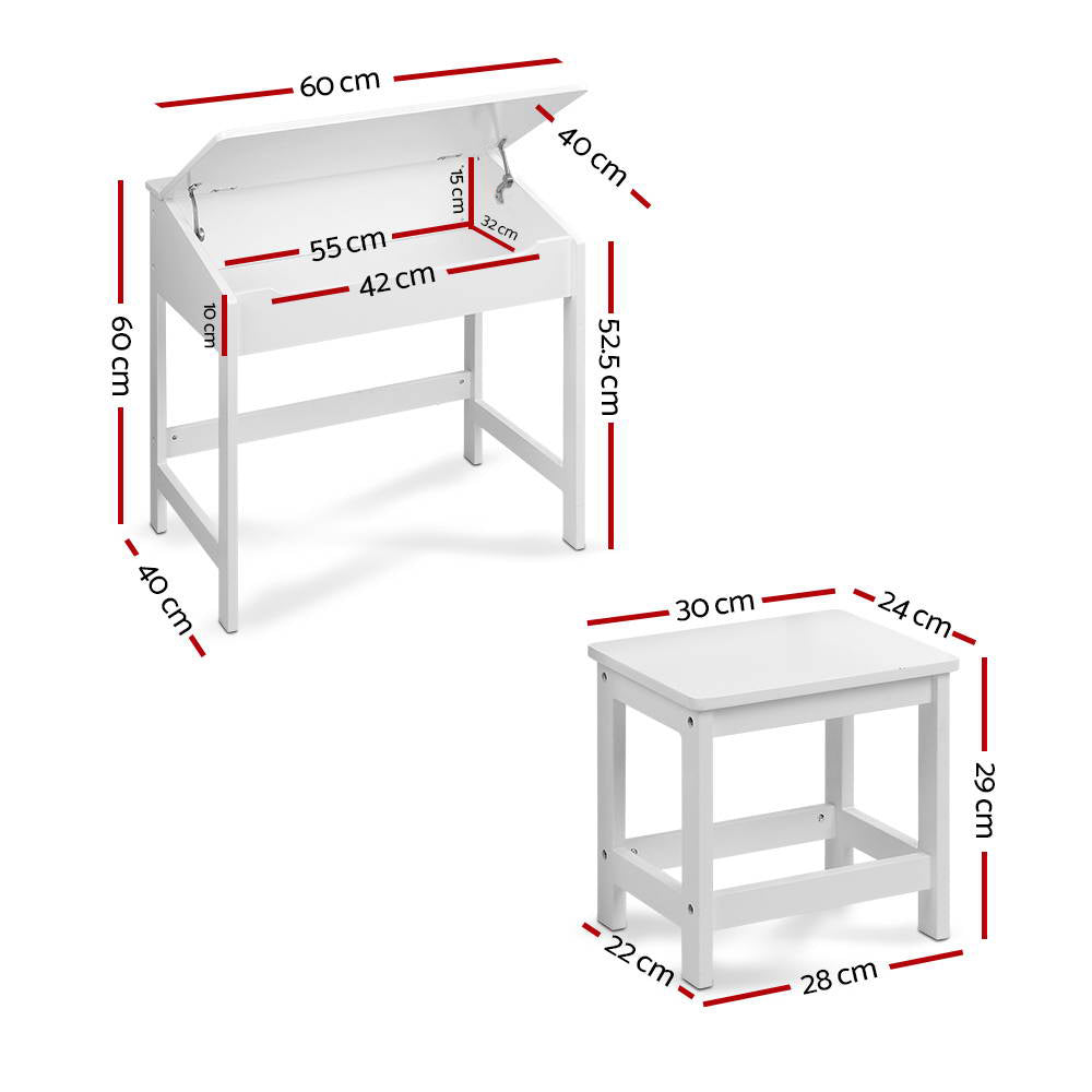 Kids Toys Study Desk - 2PCS