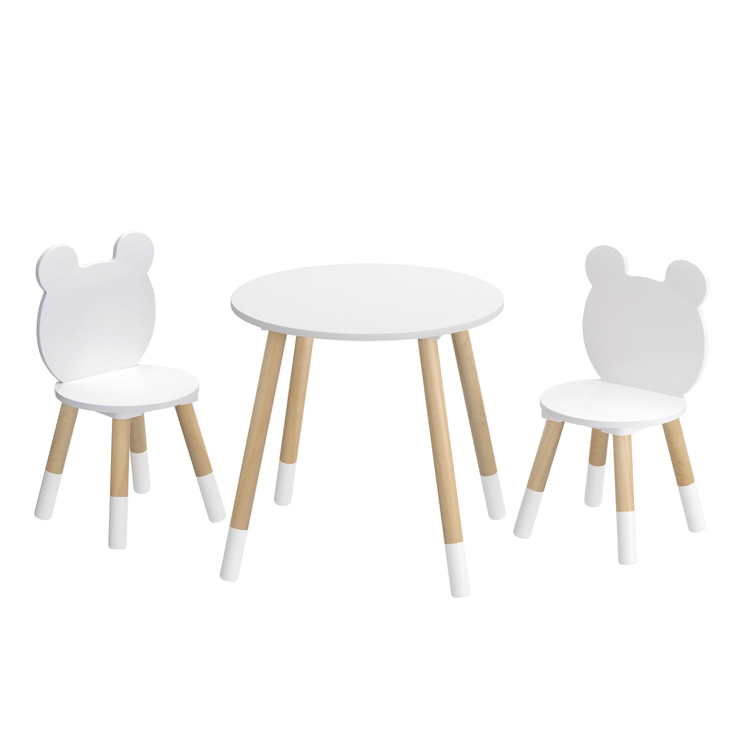 3 Piece Kids Table and Chairs Set