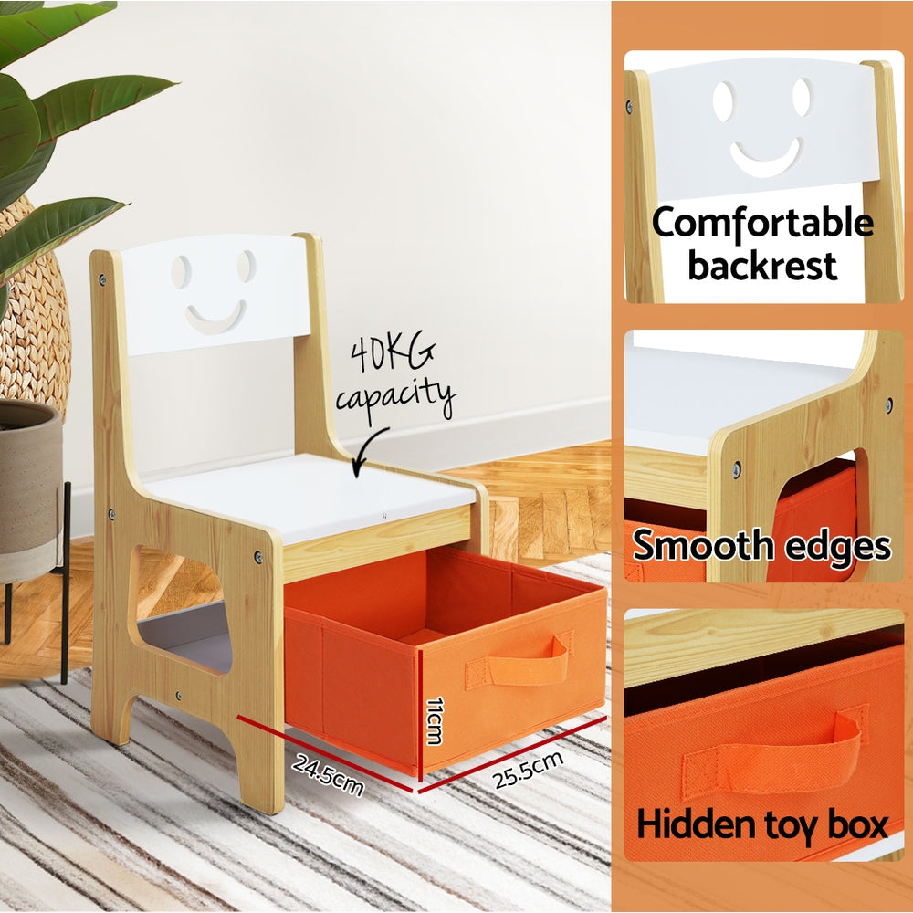 3 Piece Table and Chairs Activity Set