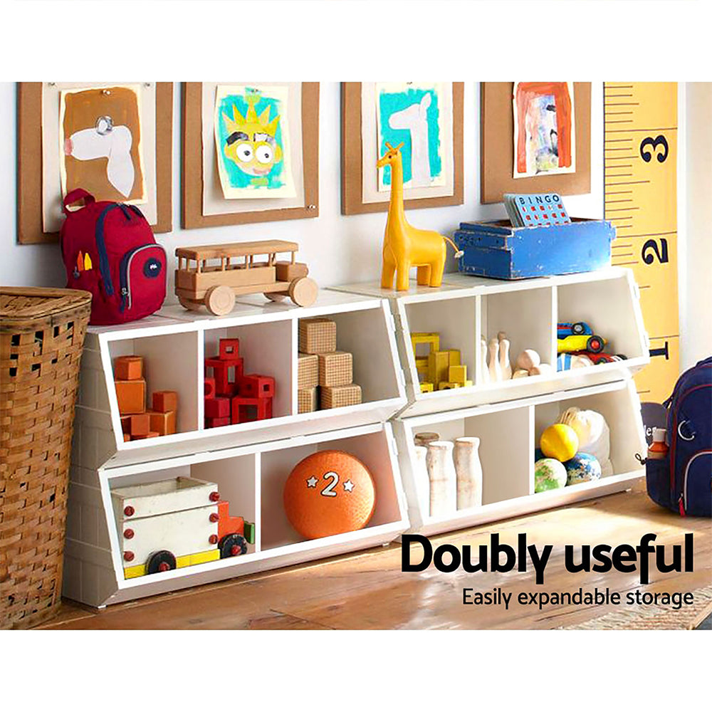 Kids Toy Box Storage Bookcase