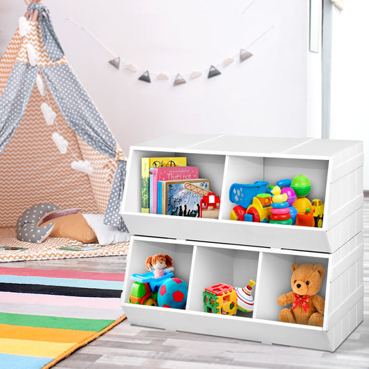 Kids Toy Box Storage Bookcase