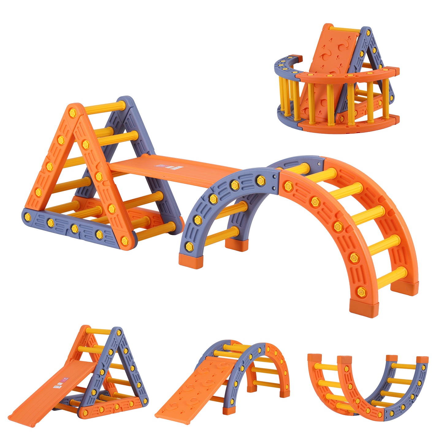 Keezi Kids Climbing Frame Set With Arch
