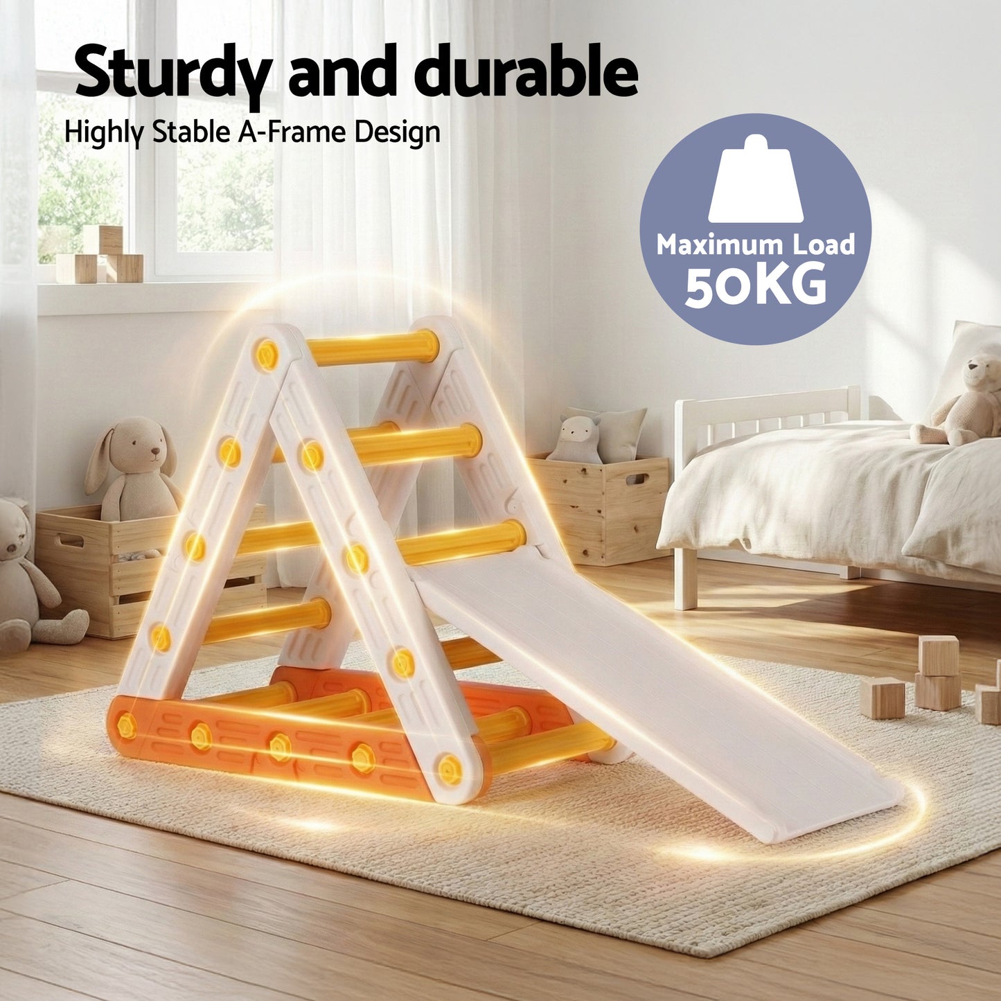 Kids Climbing Set With Slide