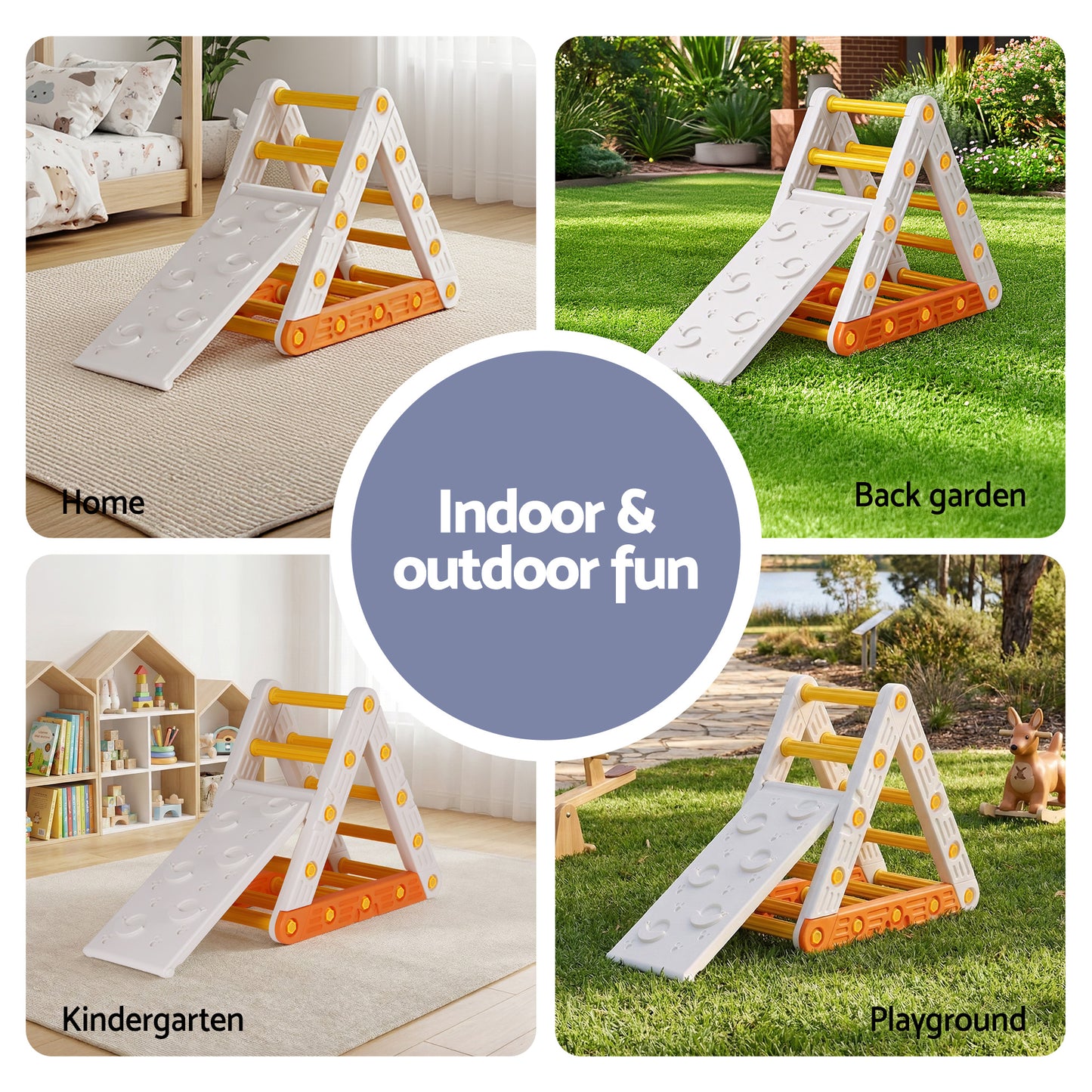Kids Climbing Set With Slide