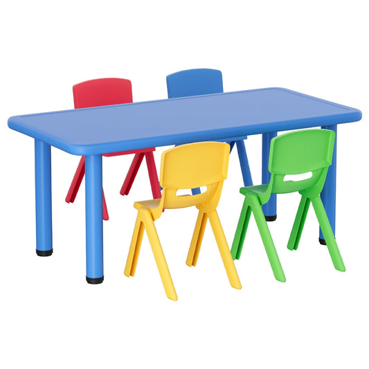 5 Piece Kids Table and Chairs Set