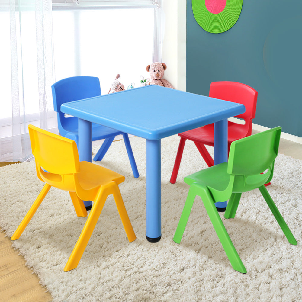 5 Piece Kids Table and Chairs Set
