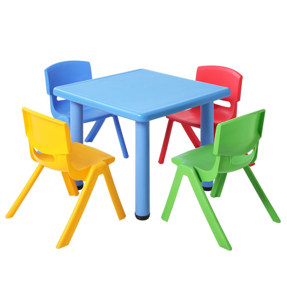 5 Piece Kids Table and Chairs Set