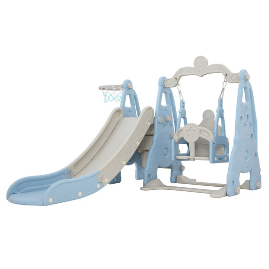 Keezi Kids Slide Swing Set - 170cm Blue