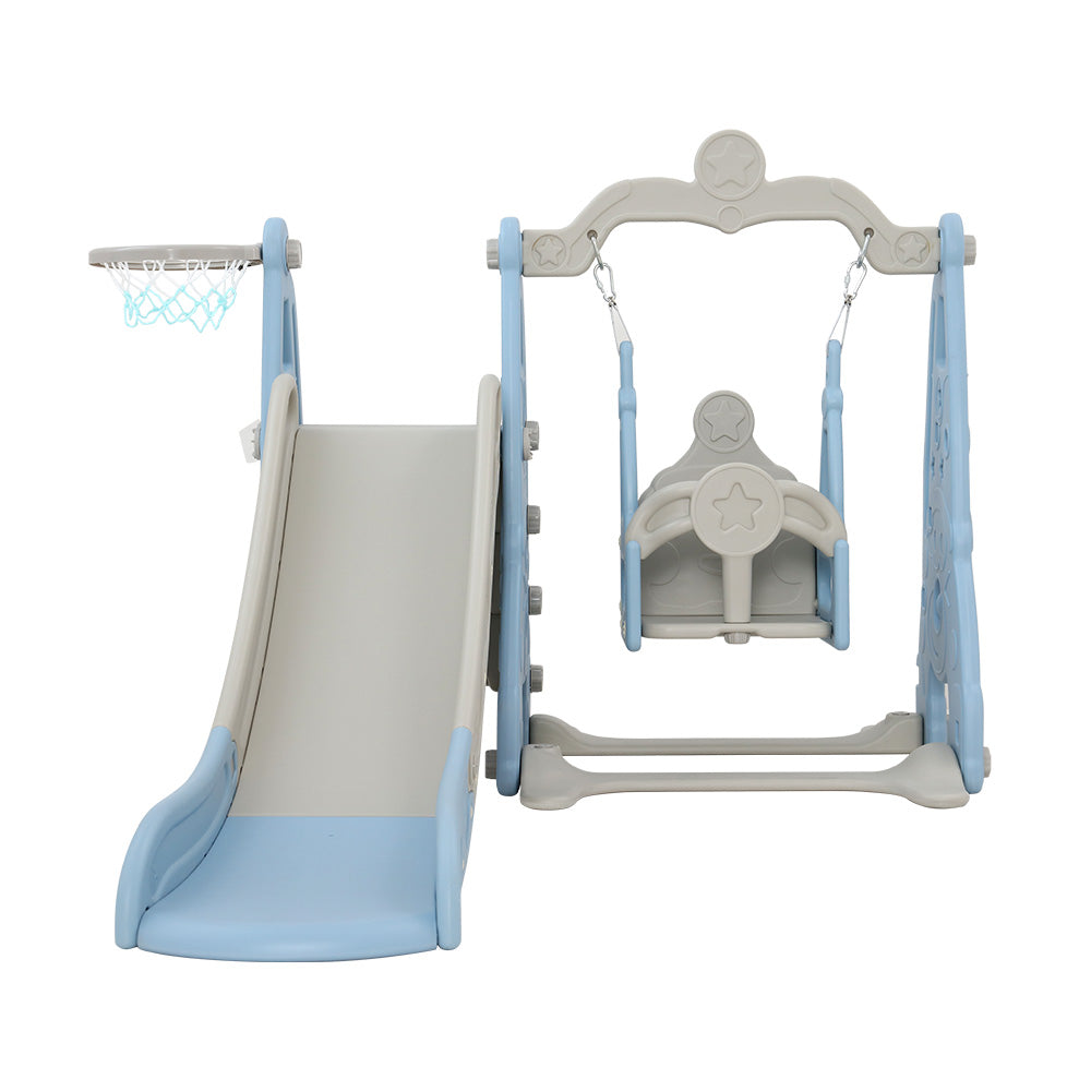 Keezi Kids Slide Swing Set - 170cm Blue
