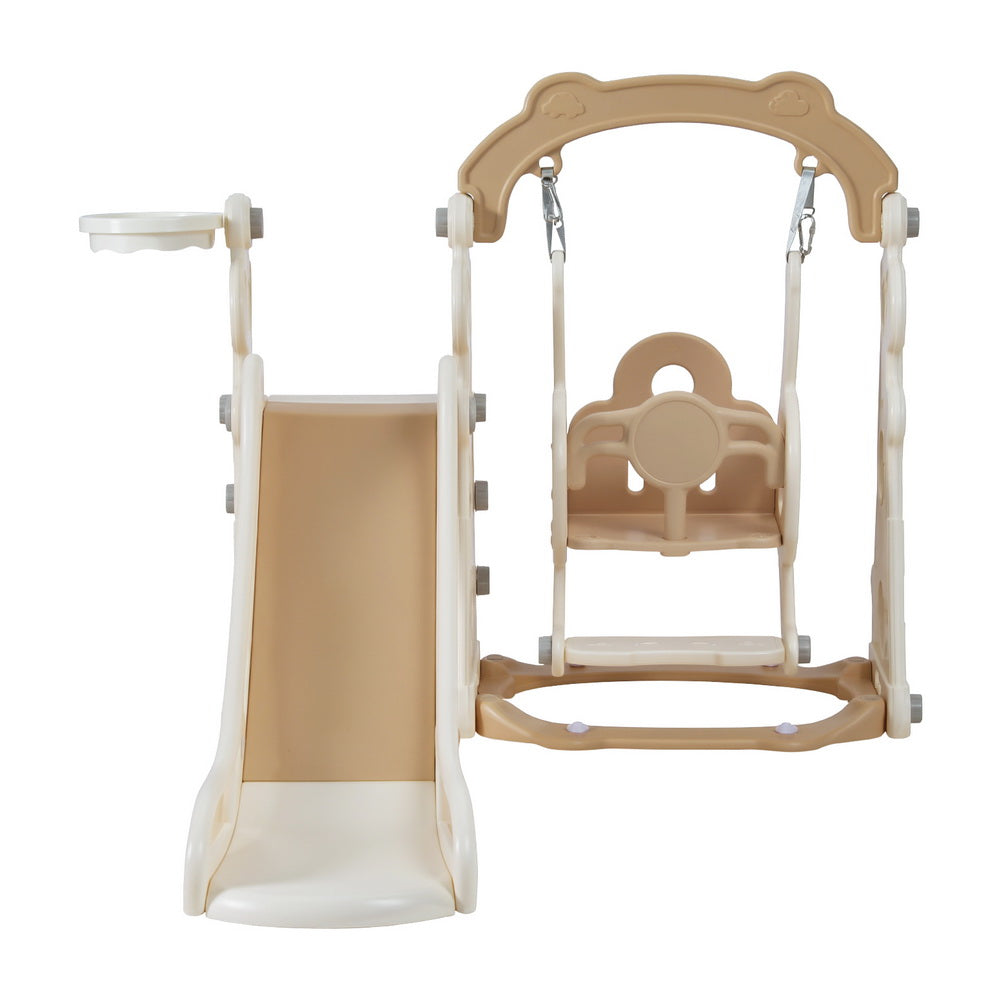 Kids Slide and Swing Set - 160cm Beige