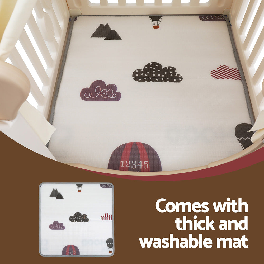 Kids Playhouse Castle with Floor Mat