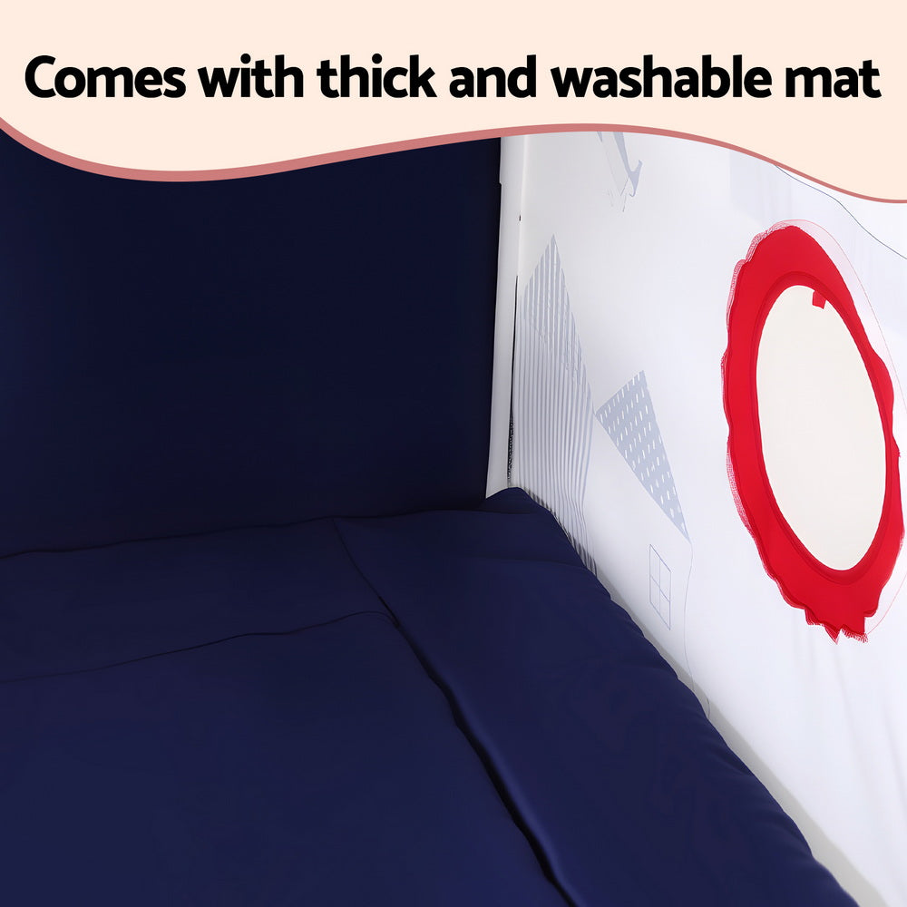 Kids Tent Playhouse Castle with Floor Mat