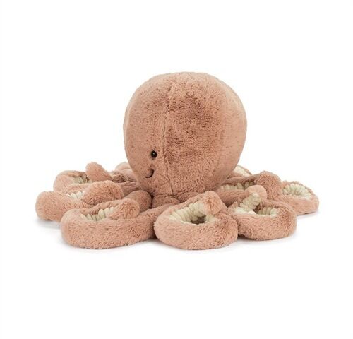Brown Octopus Plush Toy