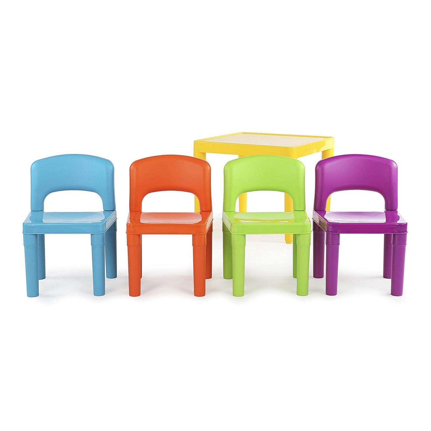 Kids Plastic 5 Piece Table & Chairs Set