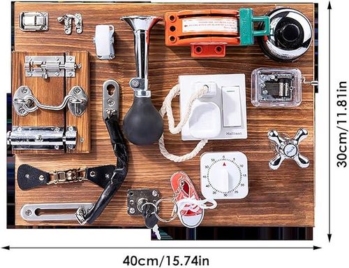 Montessori Busy Activity Board — Sensory Learning