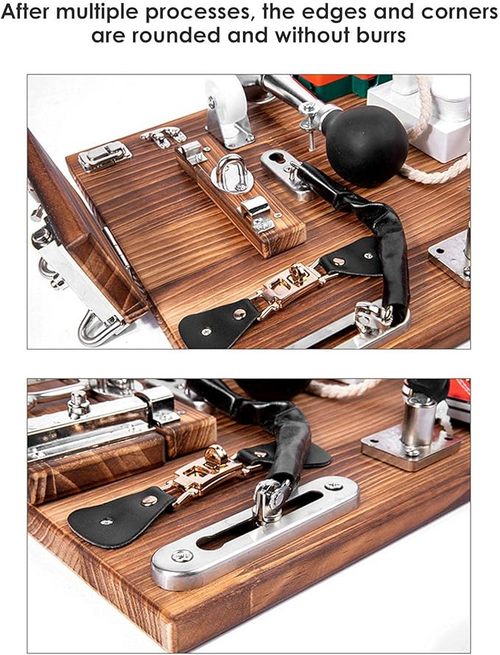 Montessori Busy Activity Board — Sensory Learning