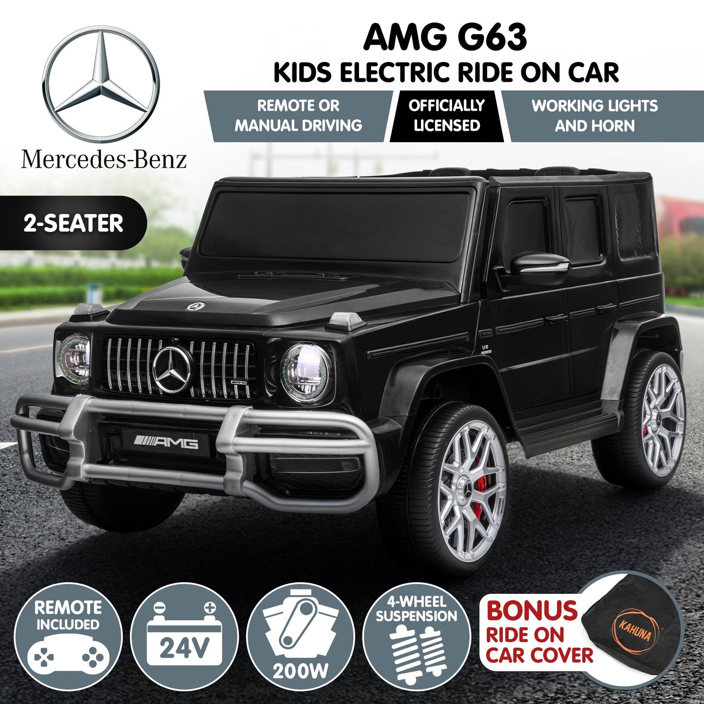 Mercedes Benz AMG G63 Kids Electric Car with Remote Control