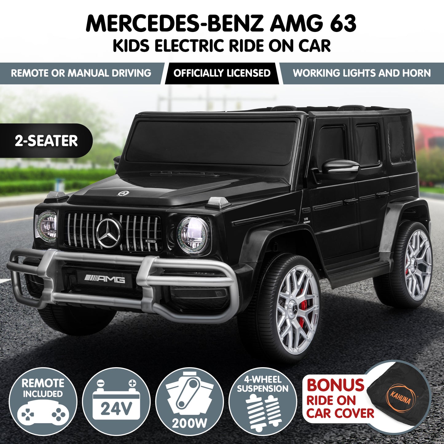 Mercedes Benz AMG G63 Kids Electric Car with Remote Control