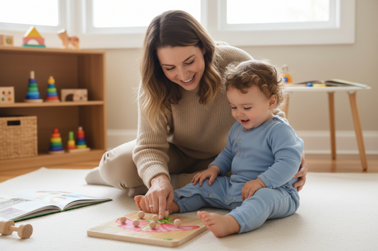Montessori Parts of a Flower Puzzle — Bloom & Learn