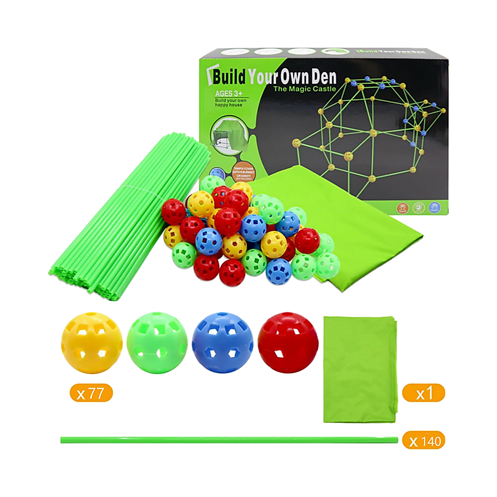 217 piece DreamBuilder Fort Kit