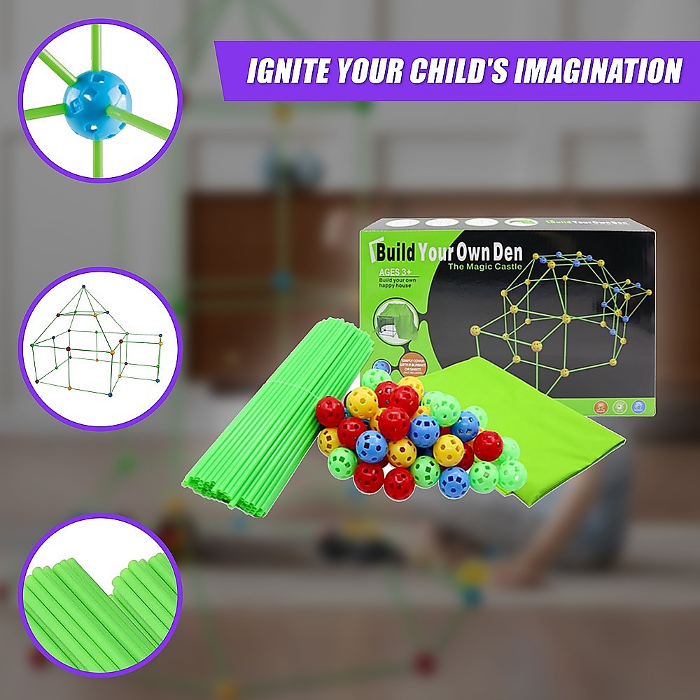 217 piece DreamBuilder Fort Kit