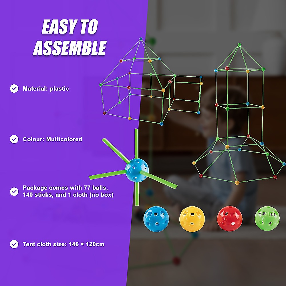 217 piece DreamBuilder Fort Kit