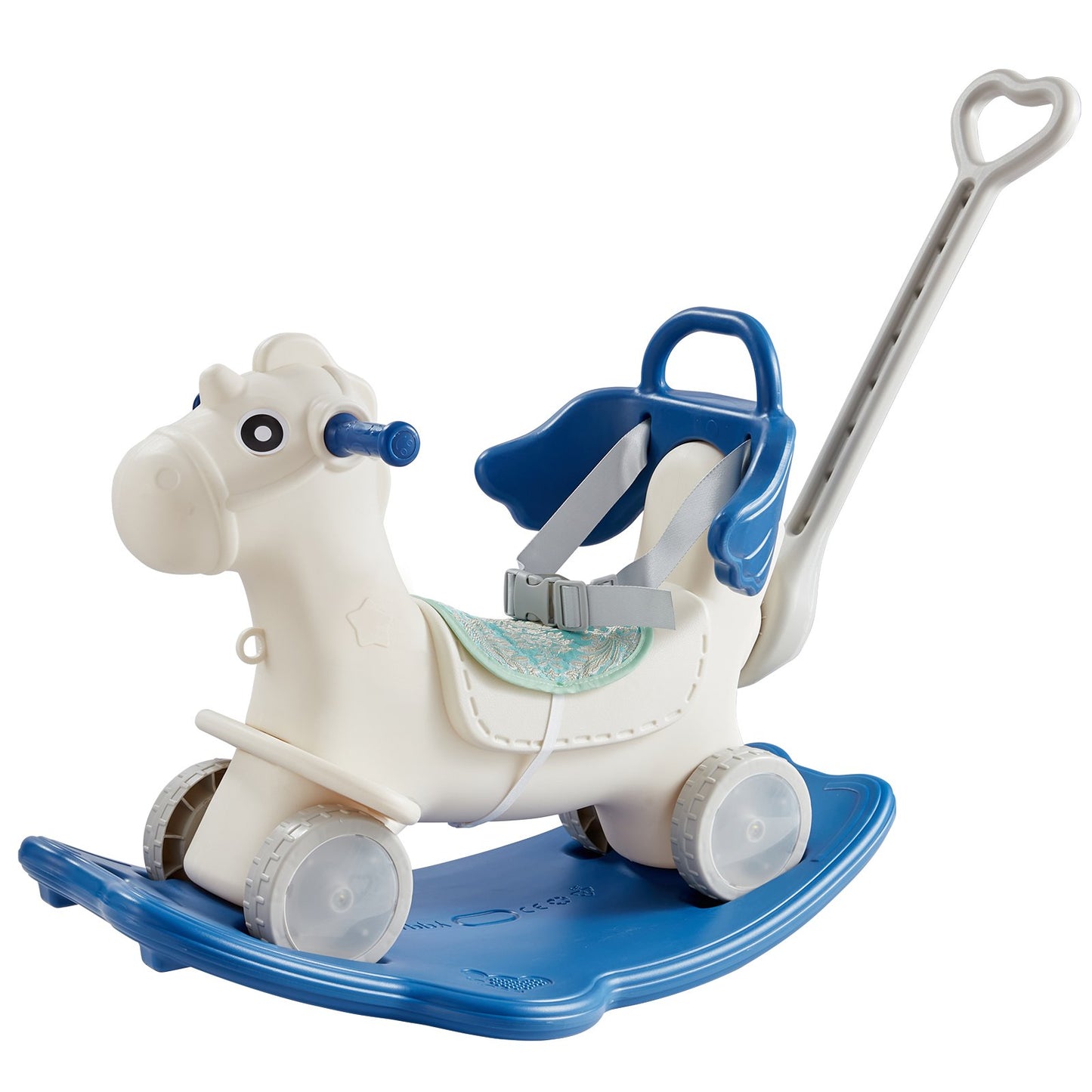 4 in 1 Rocking Horse for Toddlers 1 to 3 Years - Blue
