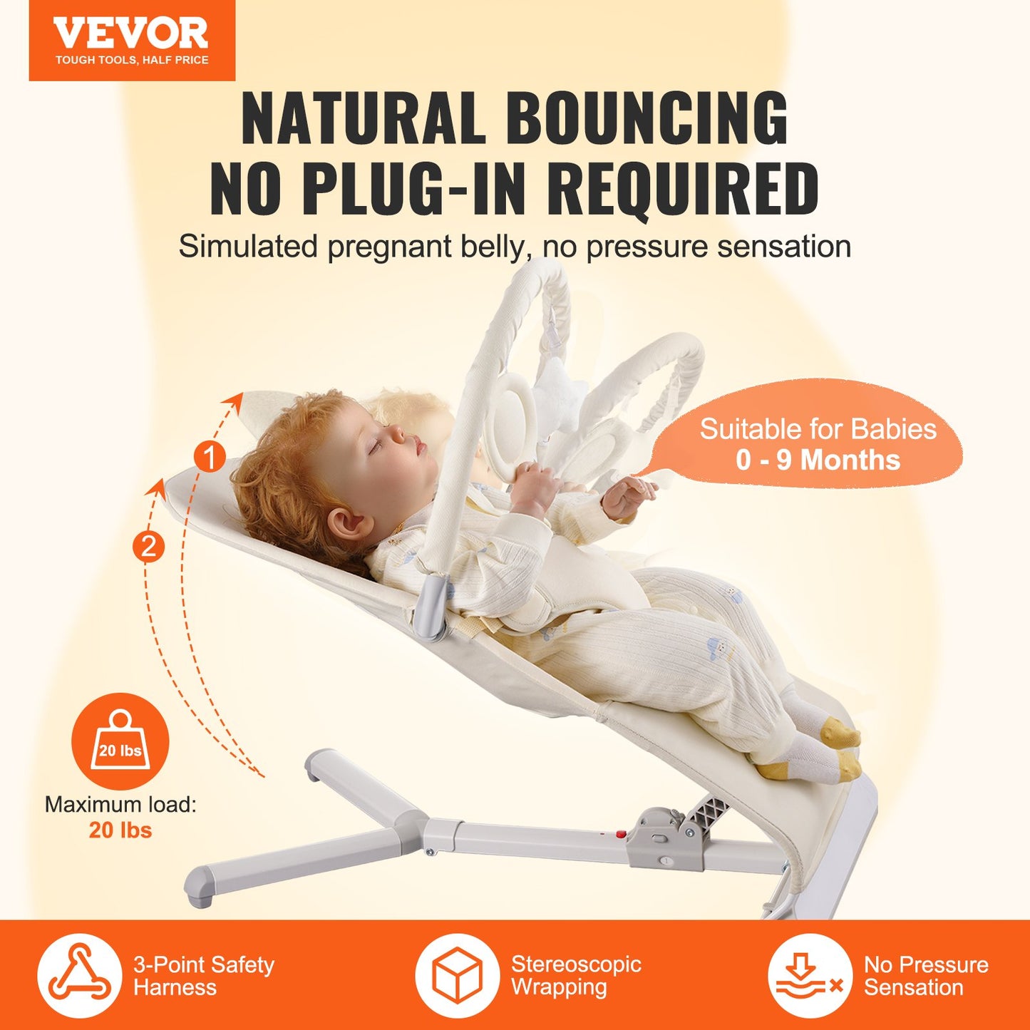 VEVOR Baby Bouncer Chair