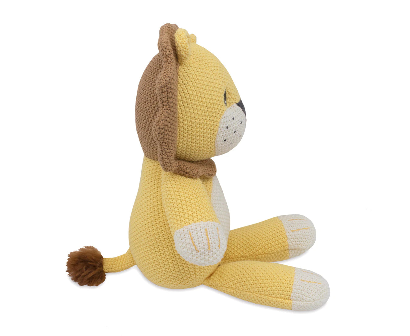 Baby/Newborn/Infant Cotton Knitted Character Toy Leo the Lion