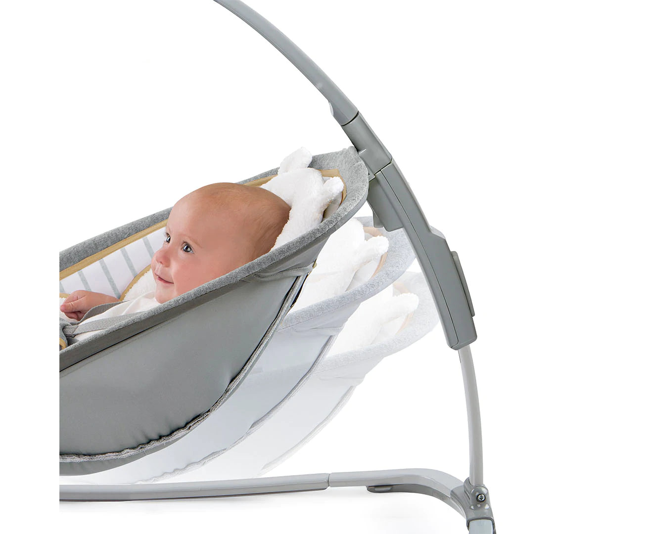 Boutique Rocking Seat/Chair Bouncer for Baby/Newborn Bella Teddy Grey