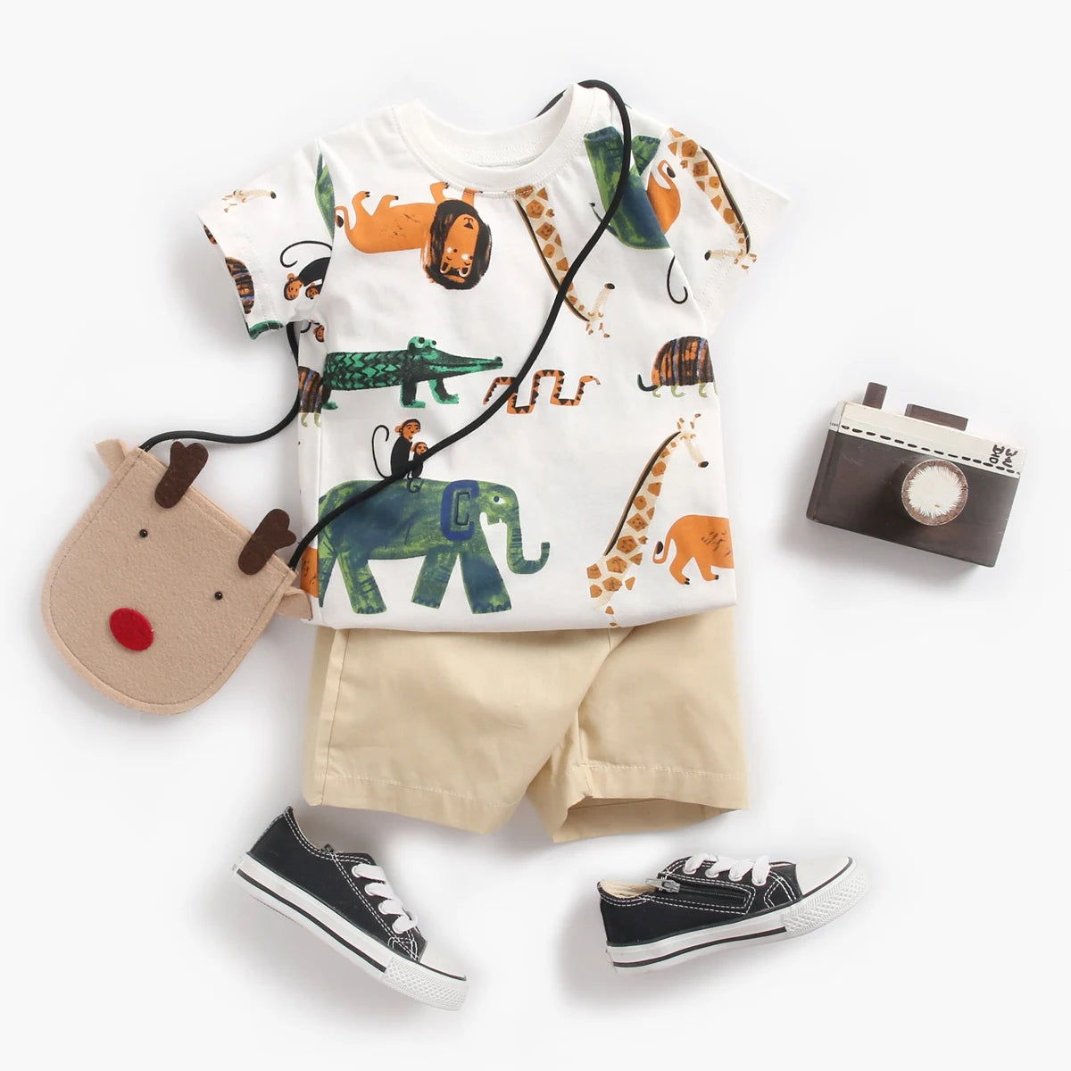 2 Piece Cartoon Boys Clothing Set