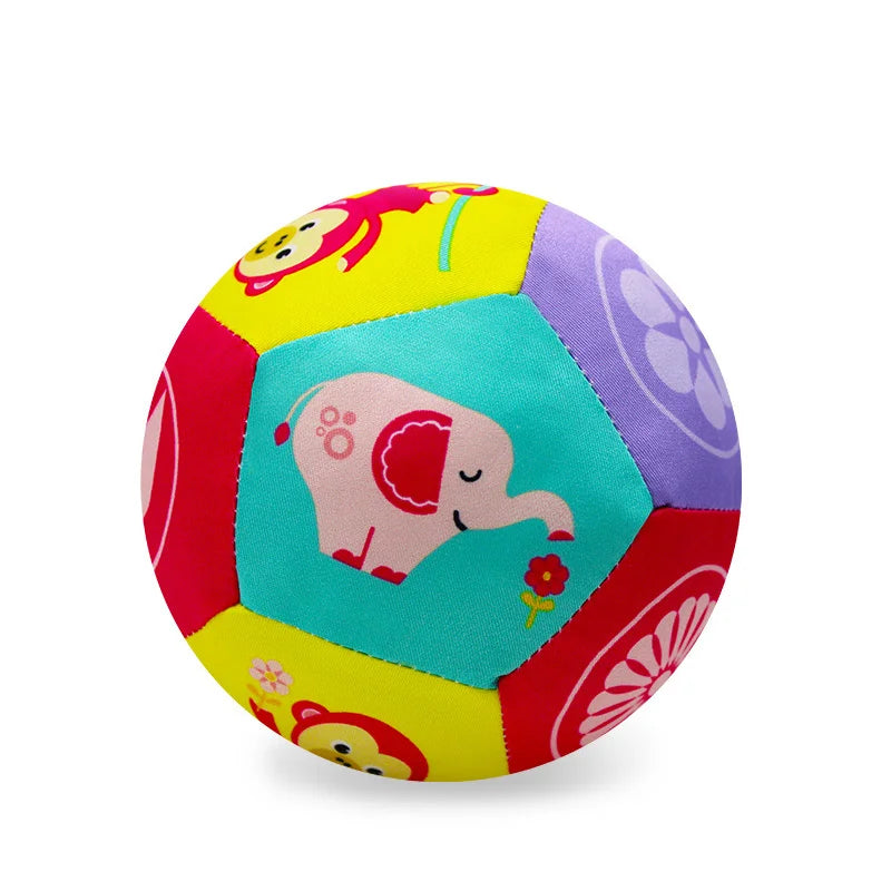 2019 Baby Toys for Children Animal Ball Soft Plush Mobile Toy with Sound Baby Rattle Infant Body Building Ball Toy for Baby Gift