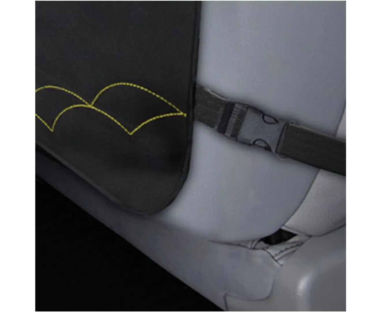 Car Seat Back Protector Cover / Kick Mat - Black