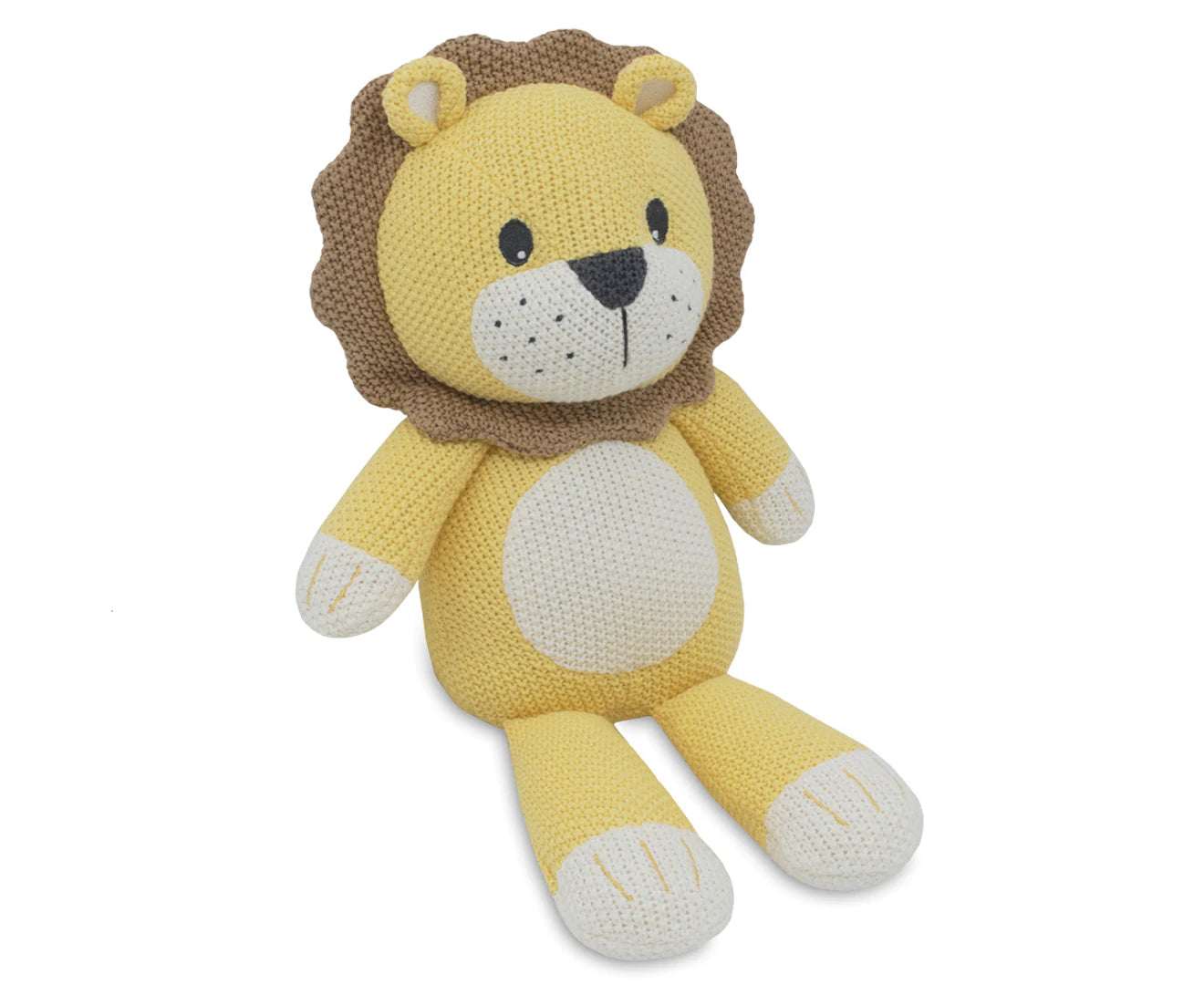 Baby/Newborn/Infant Cotton Knitted Character Toy Leo the Lion