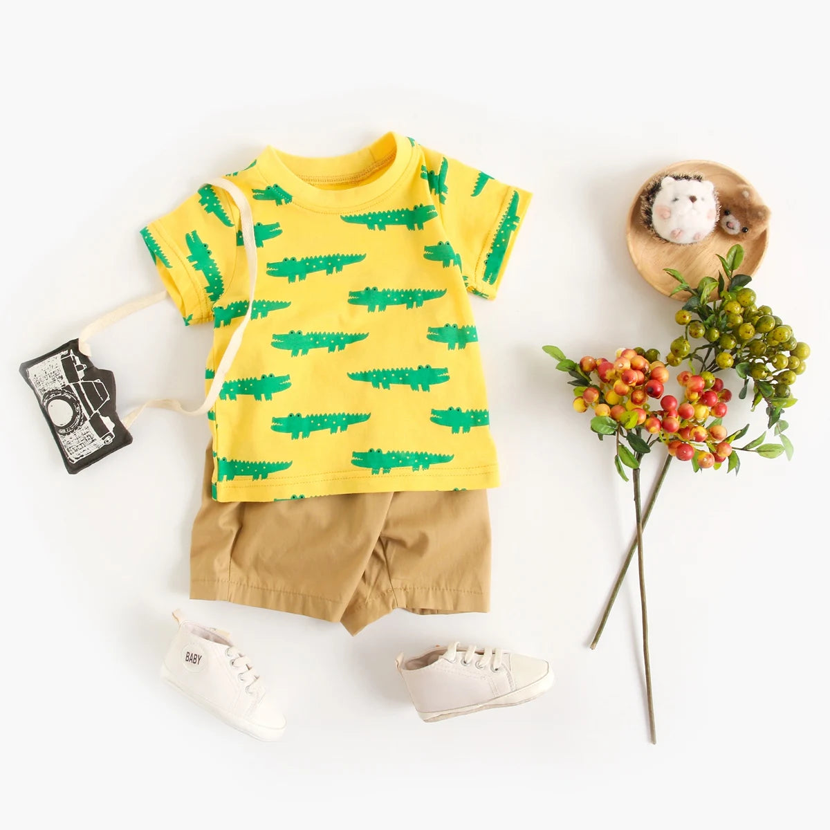 2 Piece Cartoon Boys Clothing Set