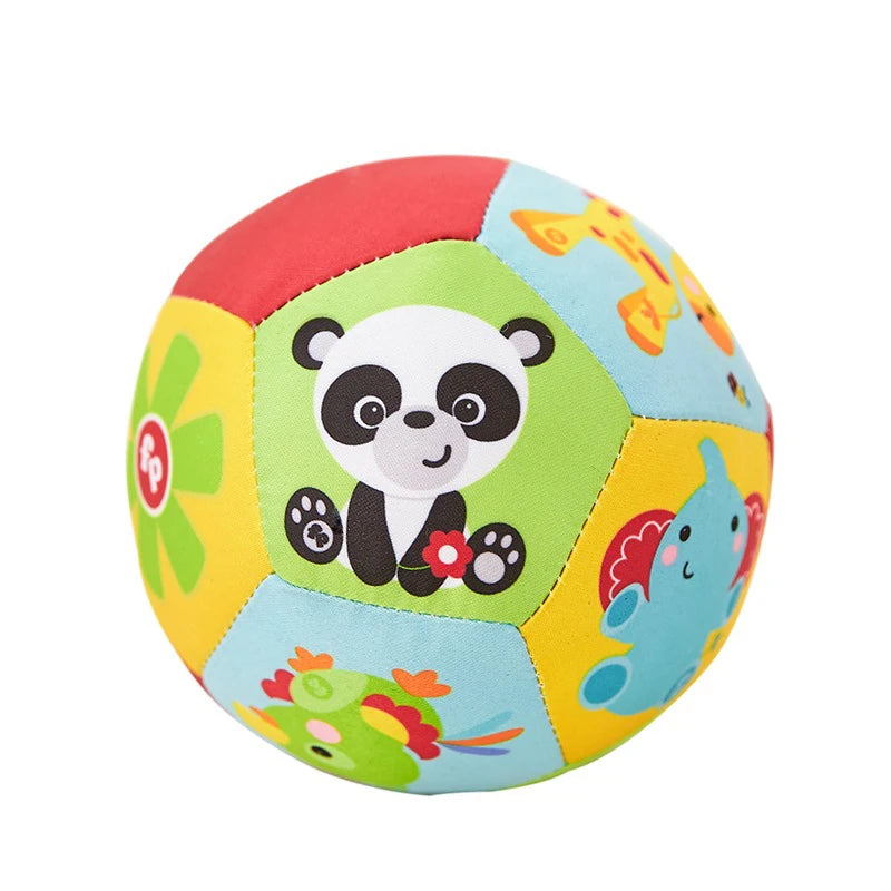 2019 Baby Toys for Children Animal Ball Soft Plush Mobile Toy with Sound Baby Rattle Infant Body Building Ball Toy for Baby Gift